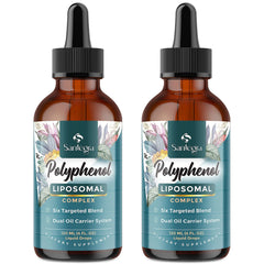 Front view of Liposomal Polyphenols bottle, 240 ml