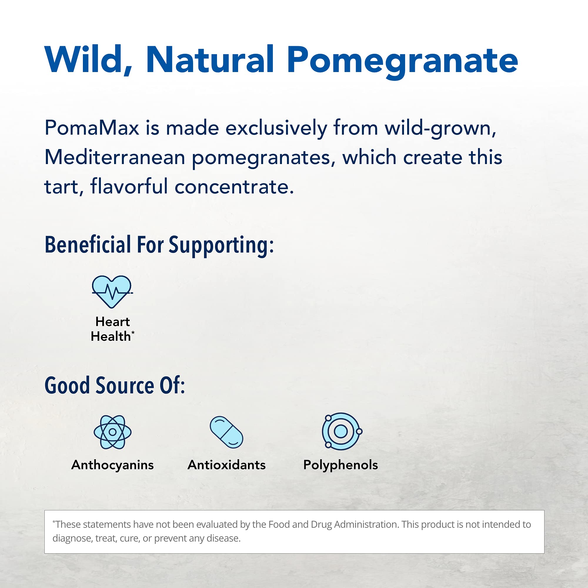 PomaMAX ingredients list and label