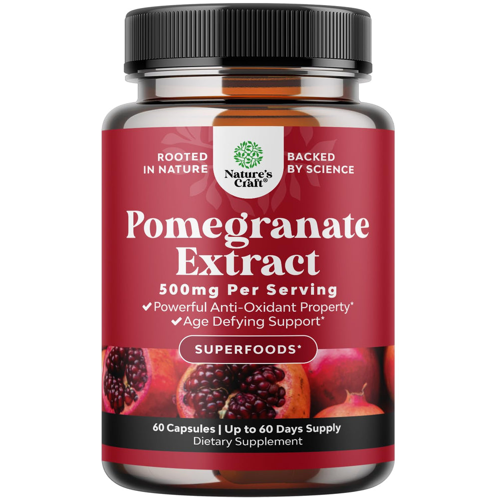 Hero image: Pomegranate Extract Capsules bottle