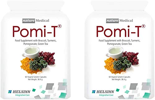 Pomi-T 60 Capsules Pack 2 – bottle and capsules (front view)