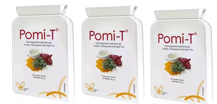 Pomi-T Polyphenol 60 capsules pack of 3 product packaging