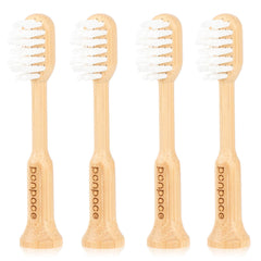 PONPACE bamboo toothbrush head compatible with Gleem electric toothbrush