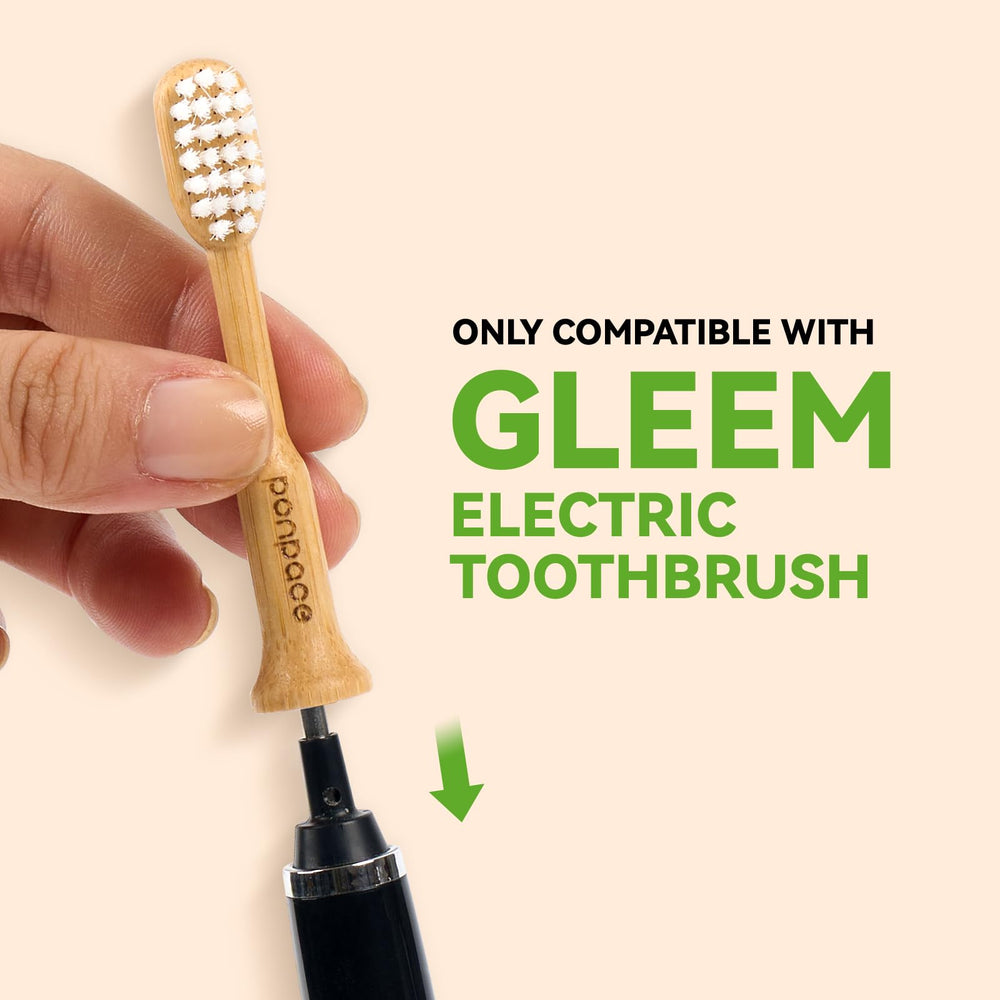 Eco-friendly bamboo body with plant-based bristles (castor oil and nylon)
