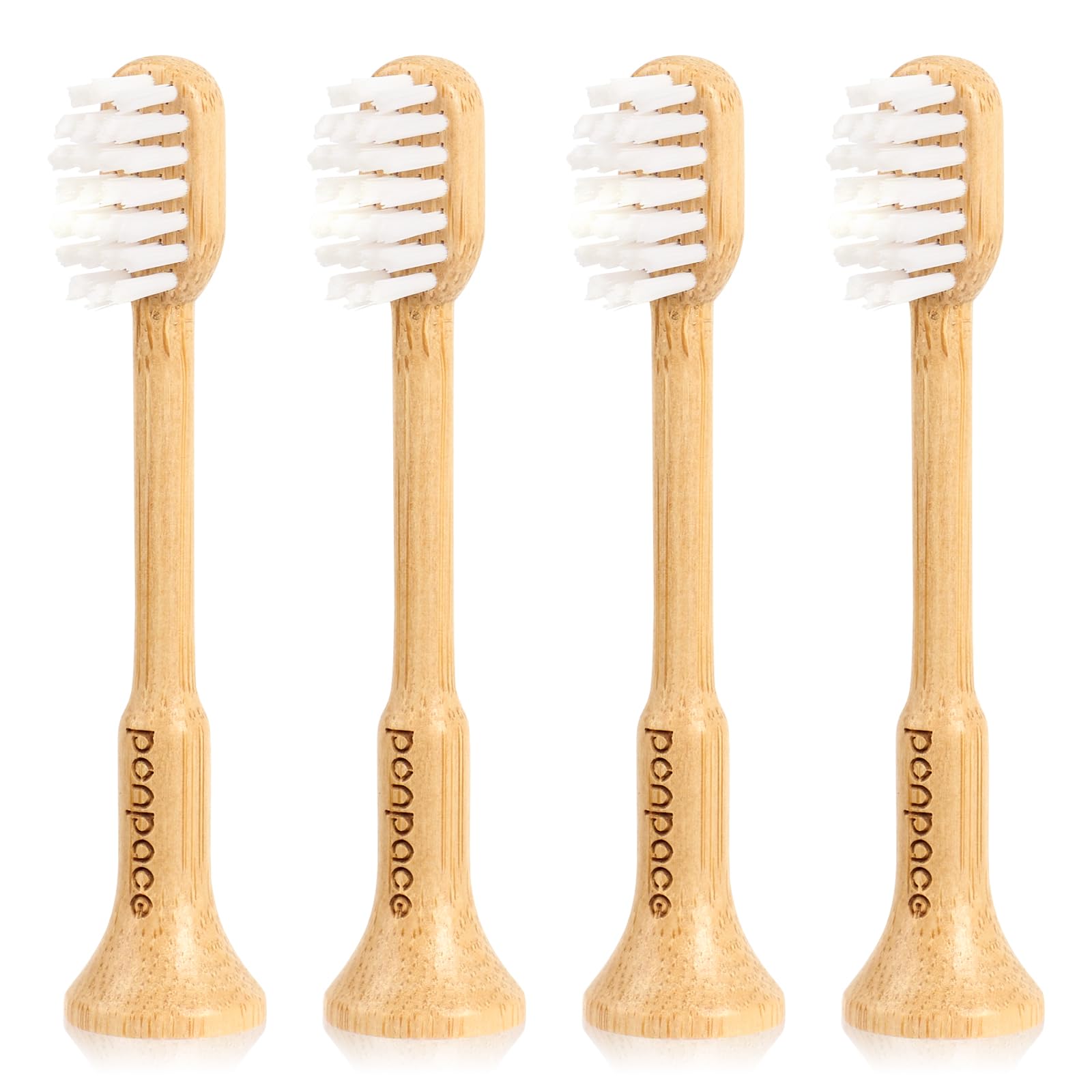 PONPACE bamboo toothbrush heads compatible with AquaSonic Black Series and Vibe Series