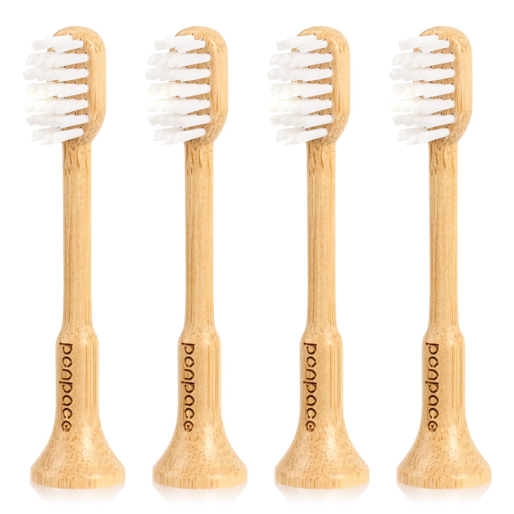 PONPACE bamboo toothbrush heads compatible with AquaSonic Black Series and Vibe Series
