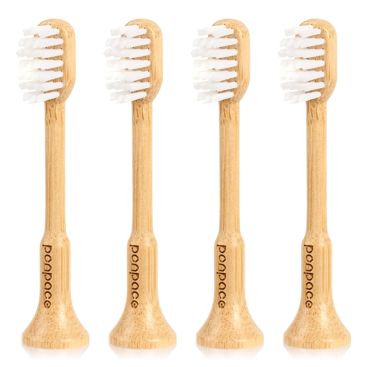 PONPACE bamboo toothbrush heads compatible with AquaSonic Black Series and Vibe Series