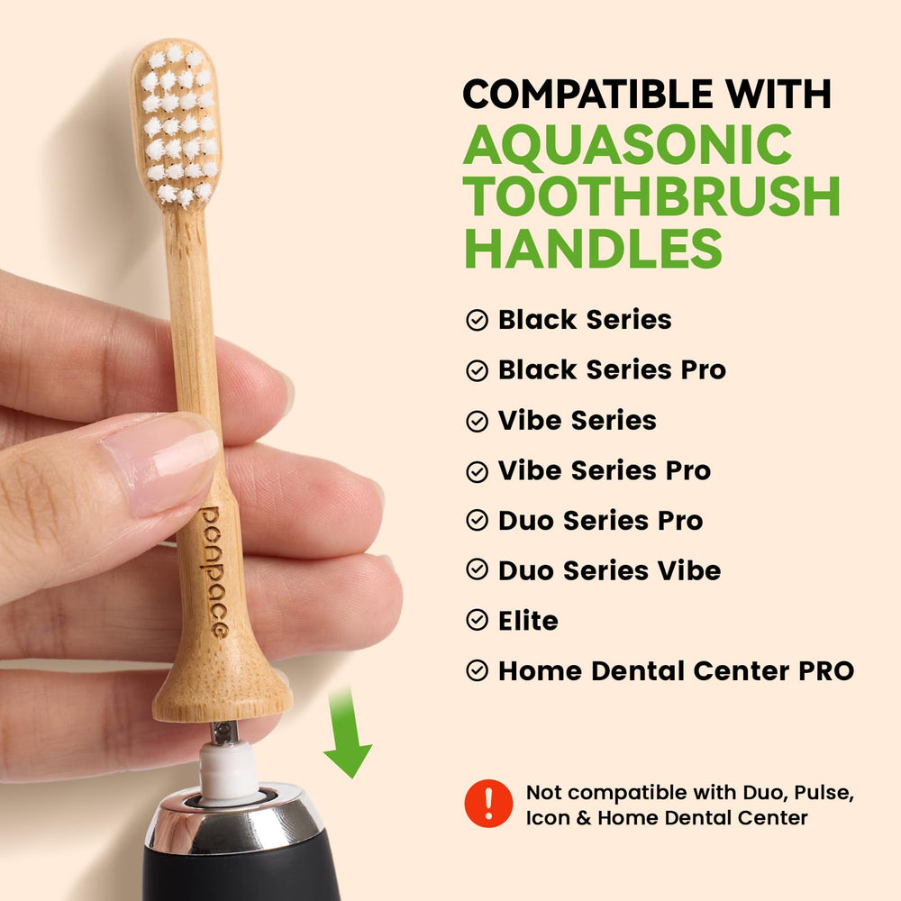 Bamboo body with plant-based bristles (62% castor oil, 38% nylon)
