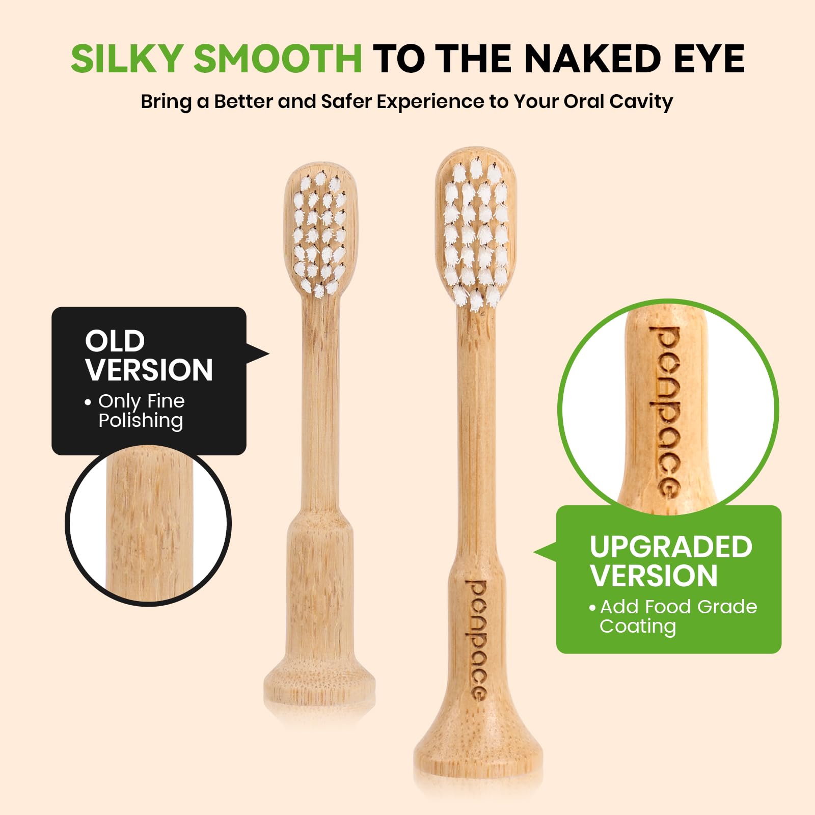 Independent packaging for each head ensuring hygiene