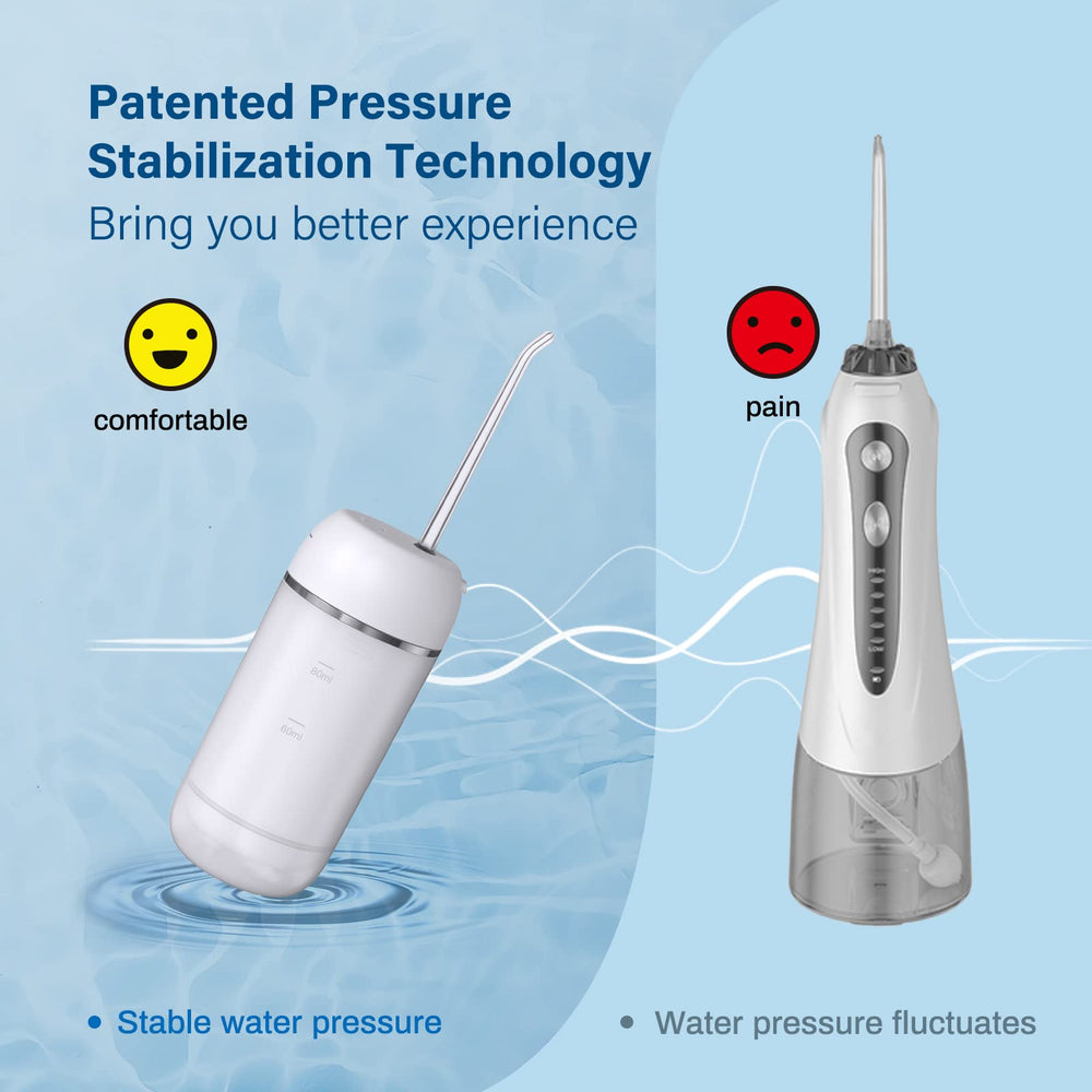 Mini portable oral irrigator for home or travel