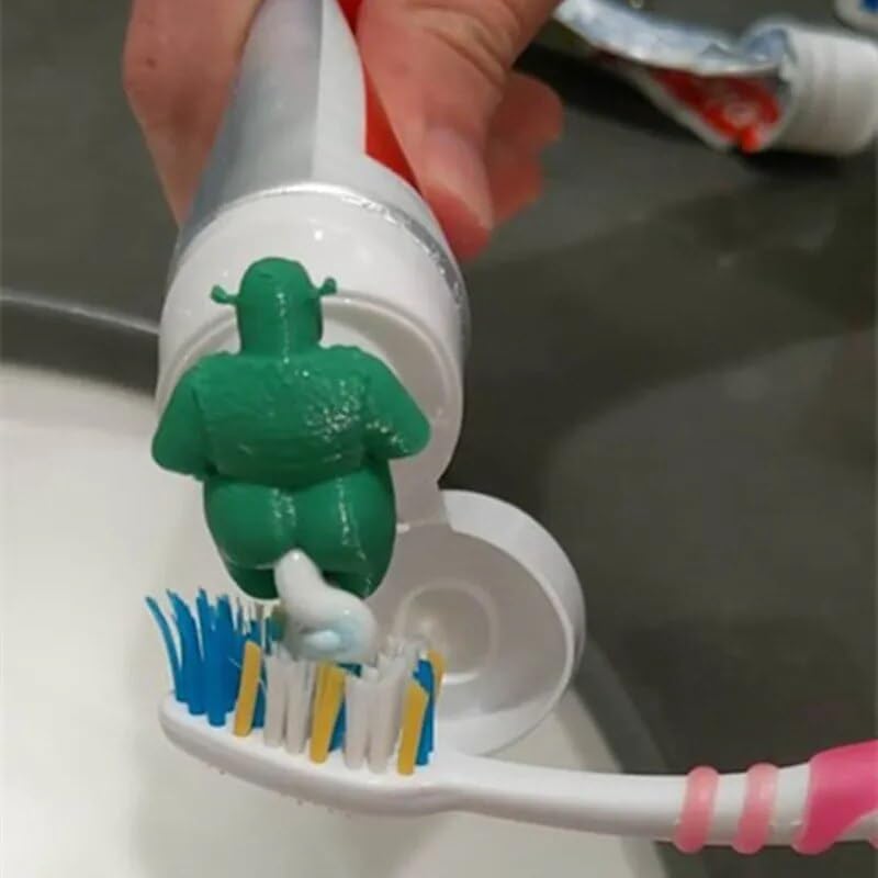 Gift-ready gag gift: Pooping Toothpaste Cap for friends and family