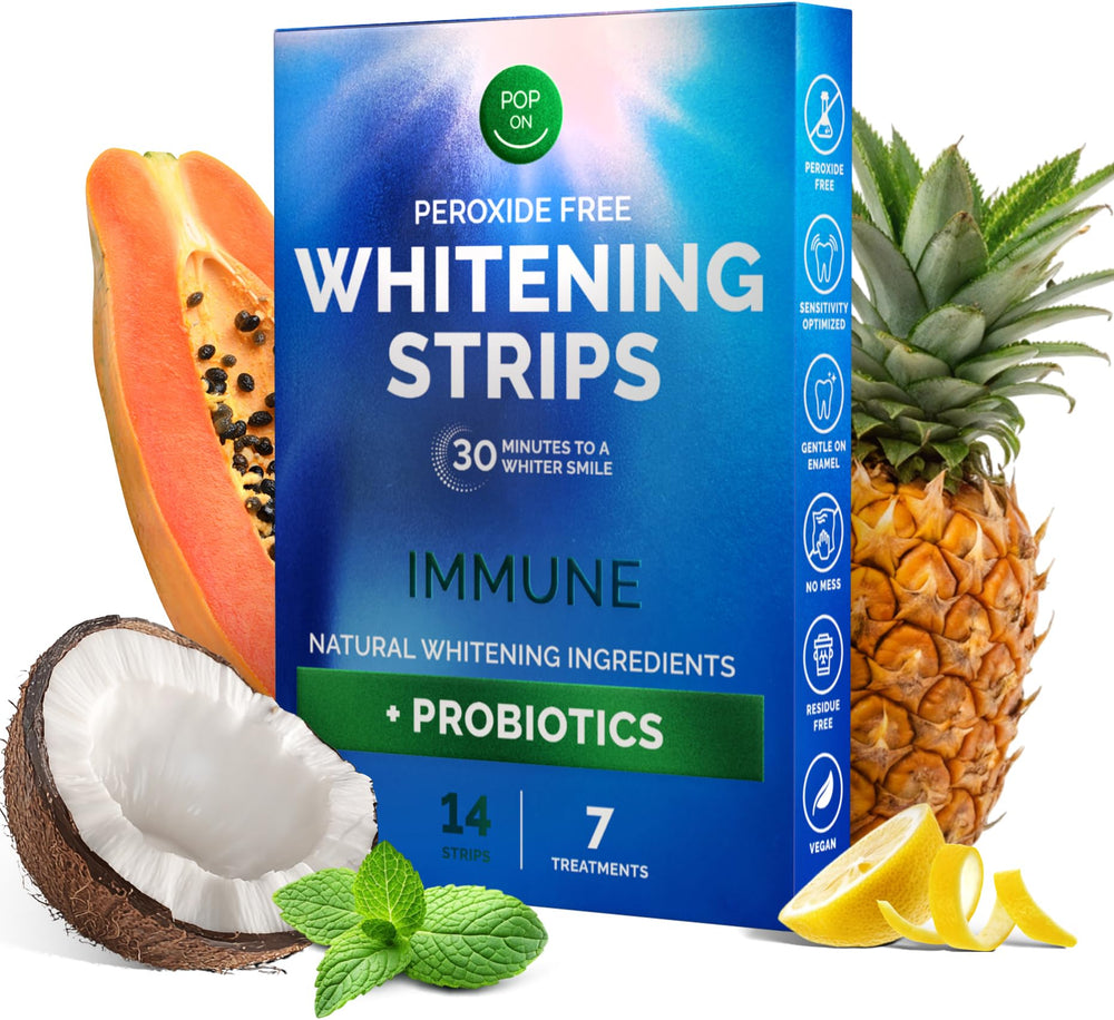 Pop On Teeth Whitening Strips – 14-count package
