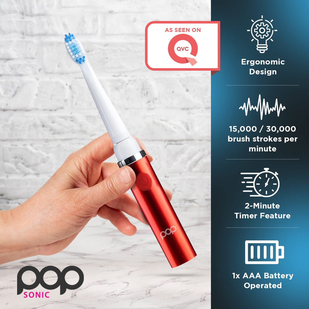 Go Sonic toothbrush with snap-on cap