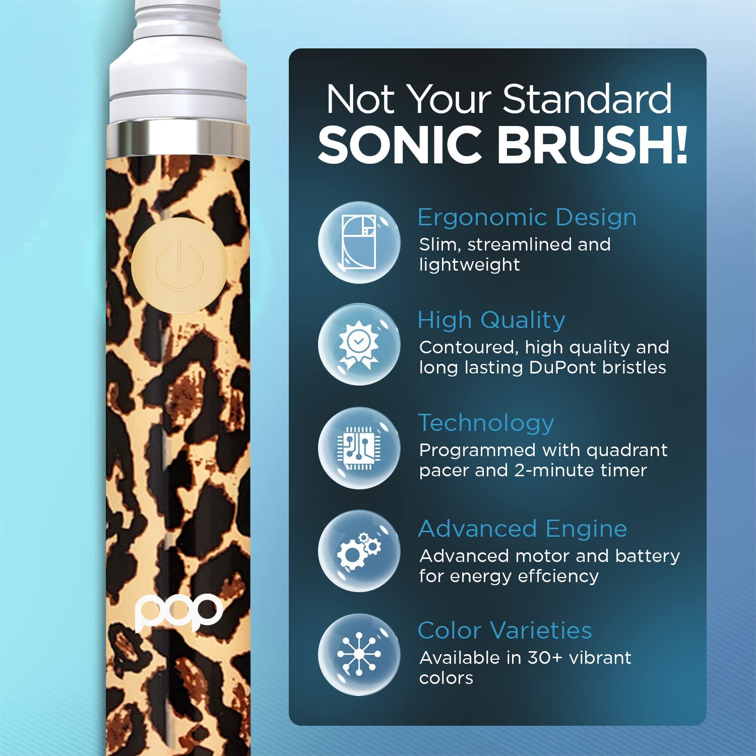 Slim ergonomic travel toothbrush with cap