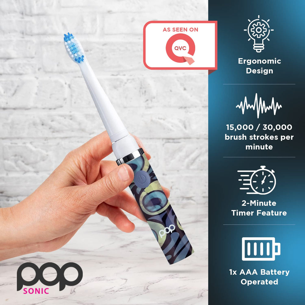 Travel cap and slim profile of Peacock toothbrush