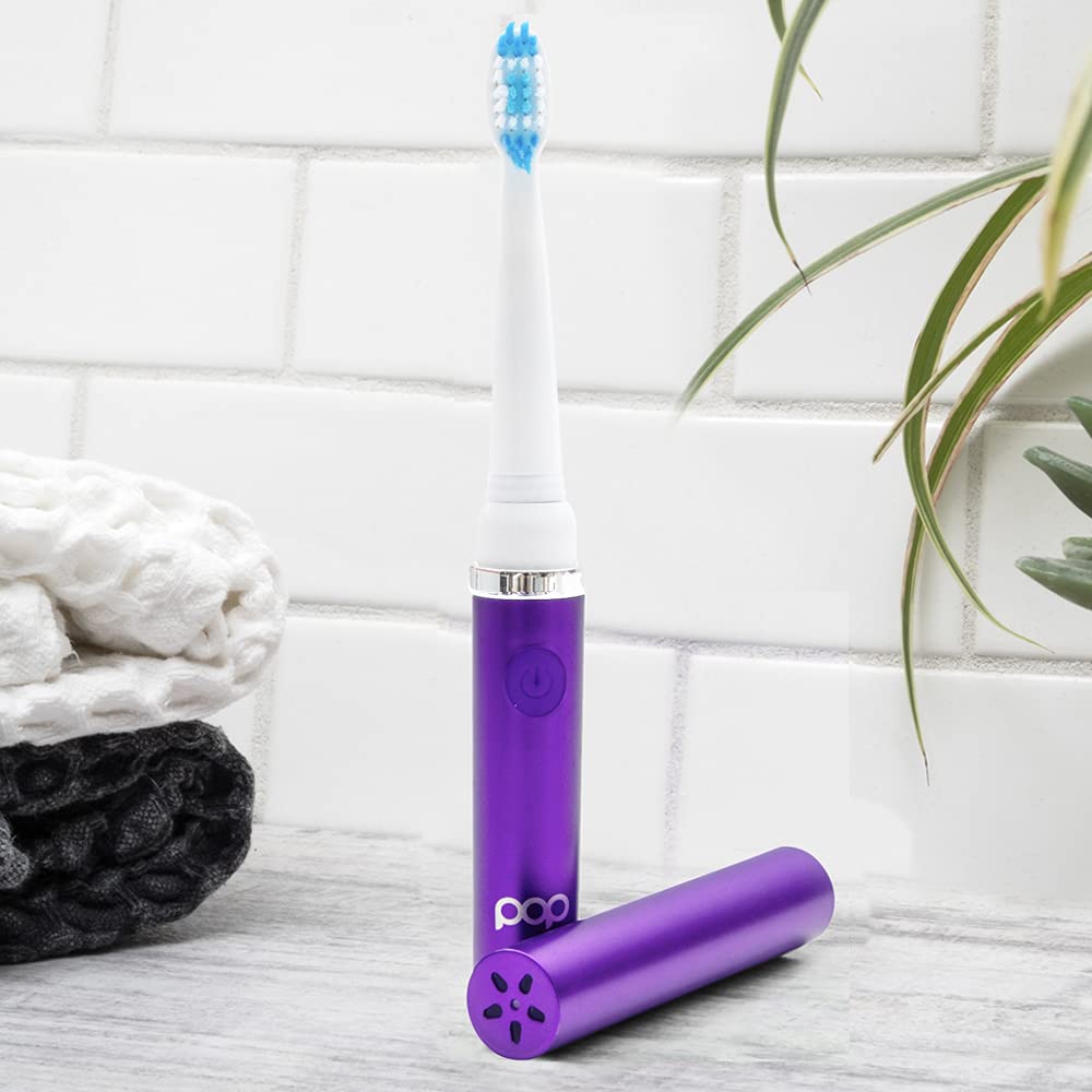 Included items: Go Sonic toothbrush, extra brush head, AAA battery and manual