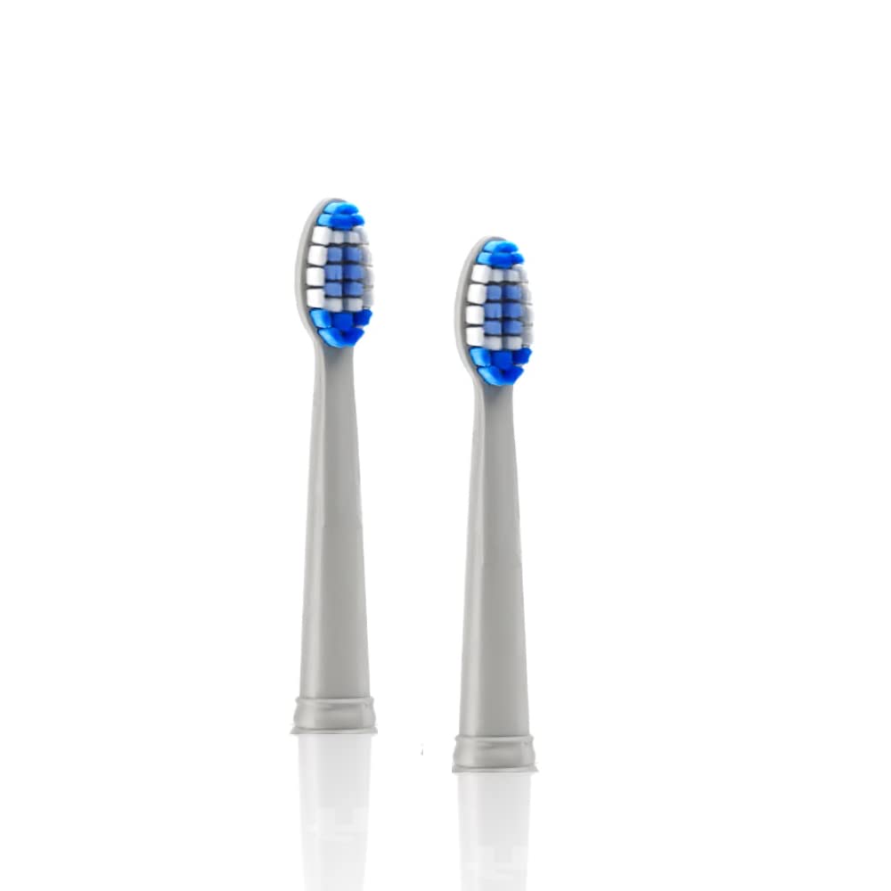 Pop Sonic replacement heads 2-pack for Go Sonic compatible toothbrush