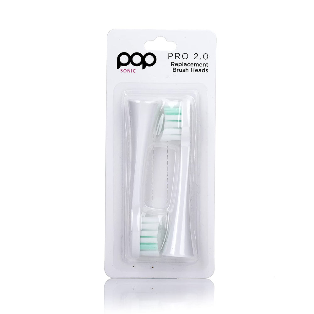 Pop Sonic replacement toothbrush heads 2-pack — hero image