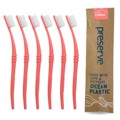 POPI coral toothbrush front view