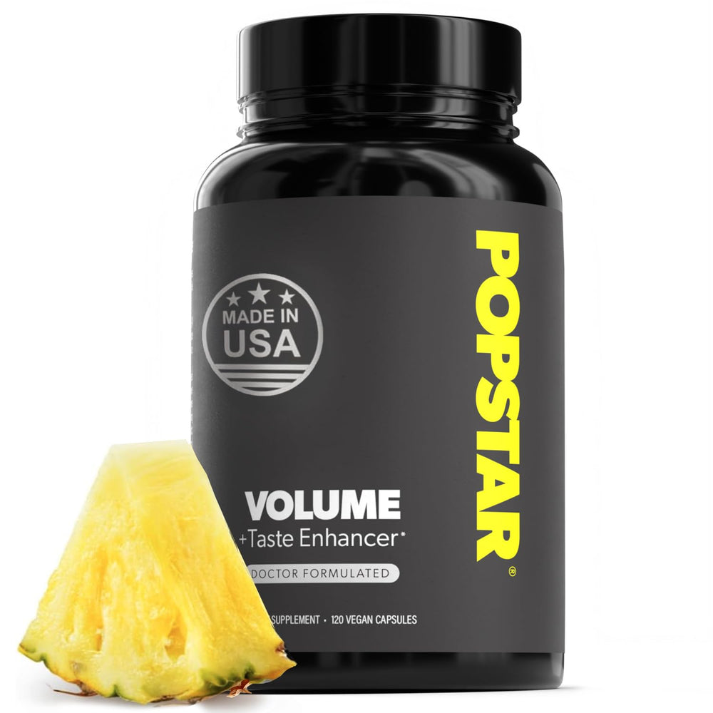 POPSTAR Labs Semen Volume Booster bottle and label