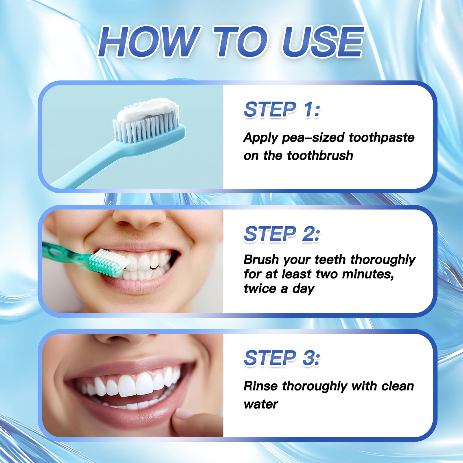 Gums and teeth after using Porindisi toothpaste