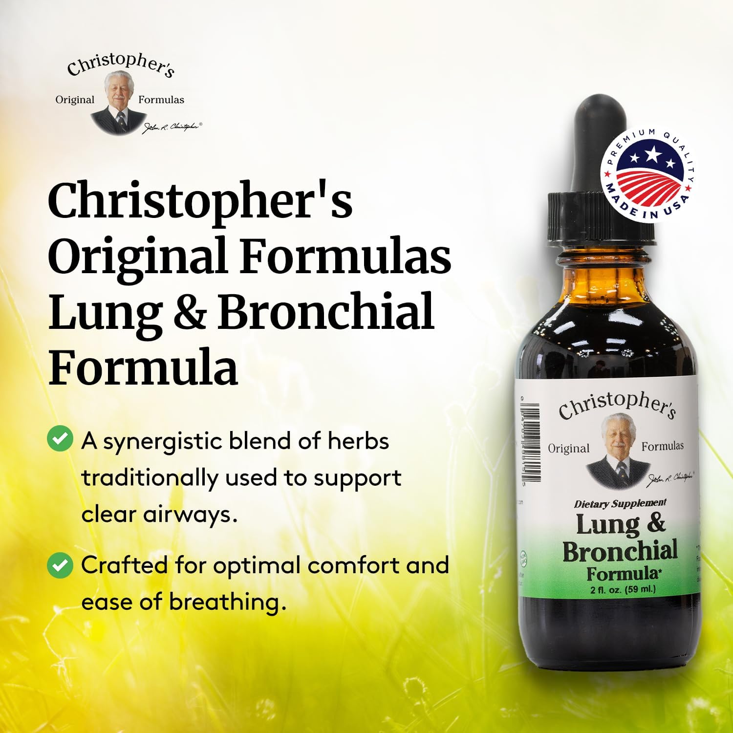 Portable 2 oz bottle for natural respiratory support