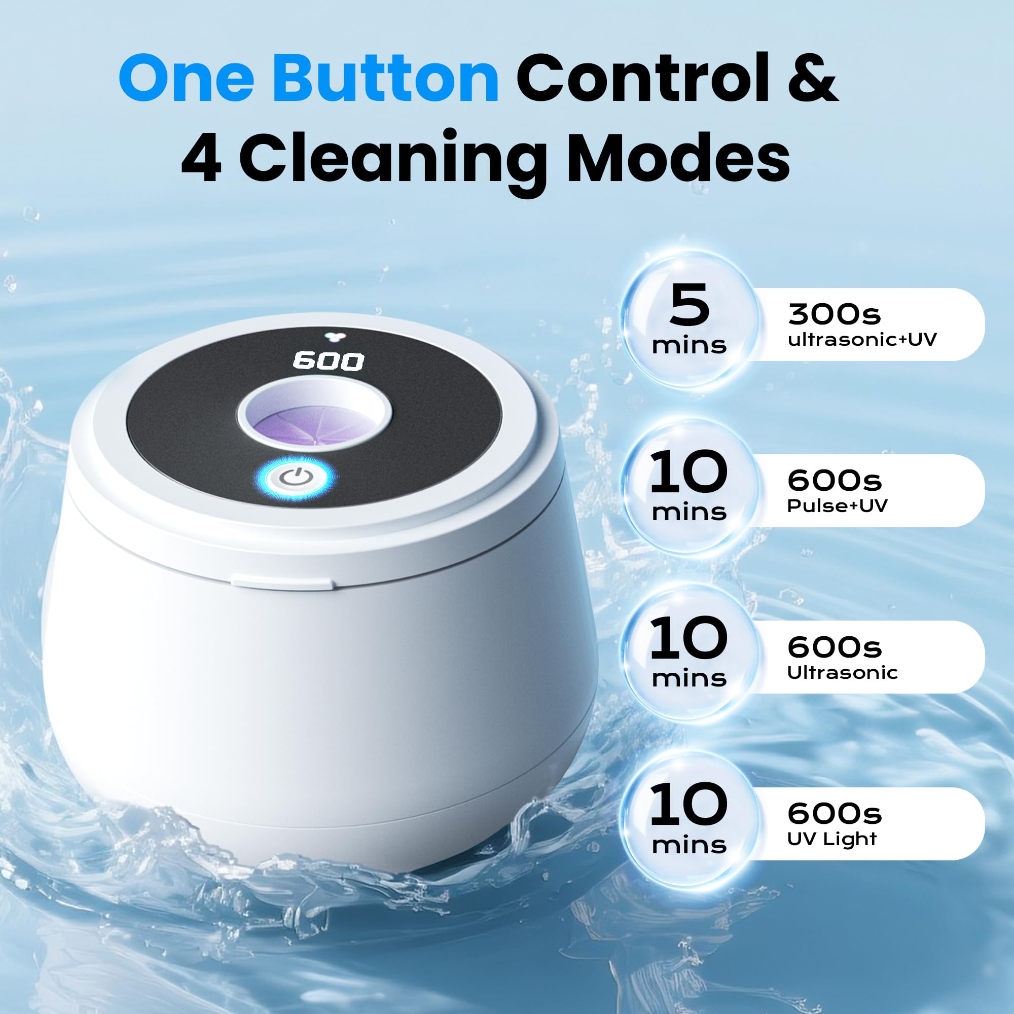 Compact portable design with 200ML tank