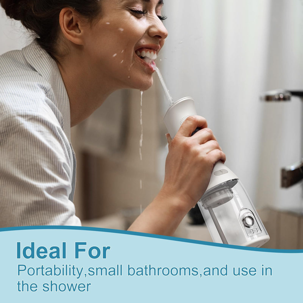 Gums and braces cleaning with precision water pulses