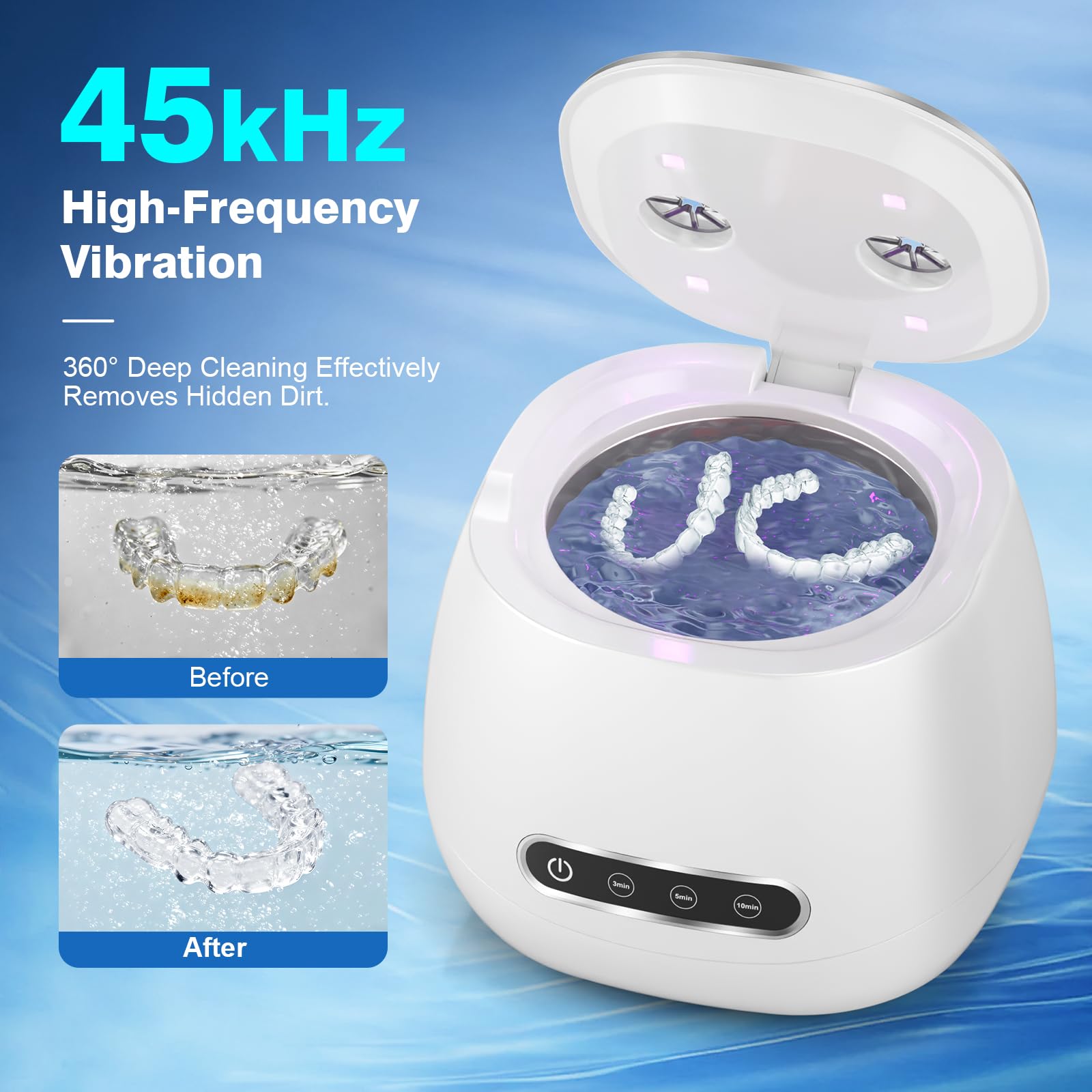 Portable white cleaner with 200ml capacity