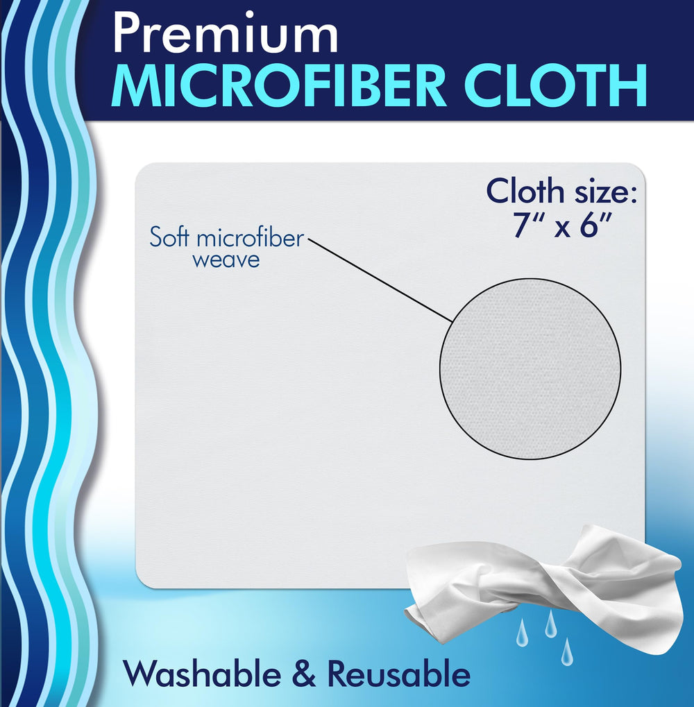 Compact, pocket-sized lens cleaner kit for on-the-go