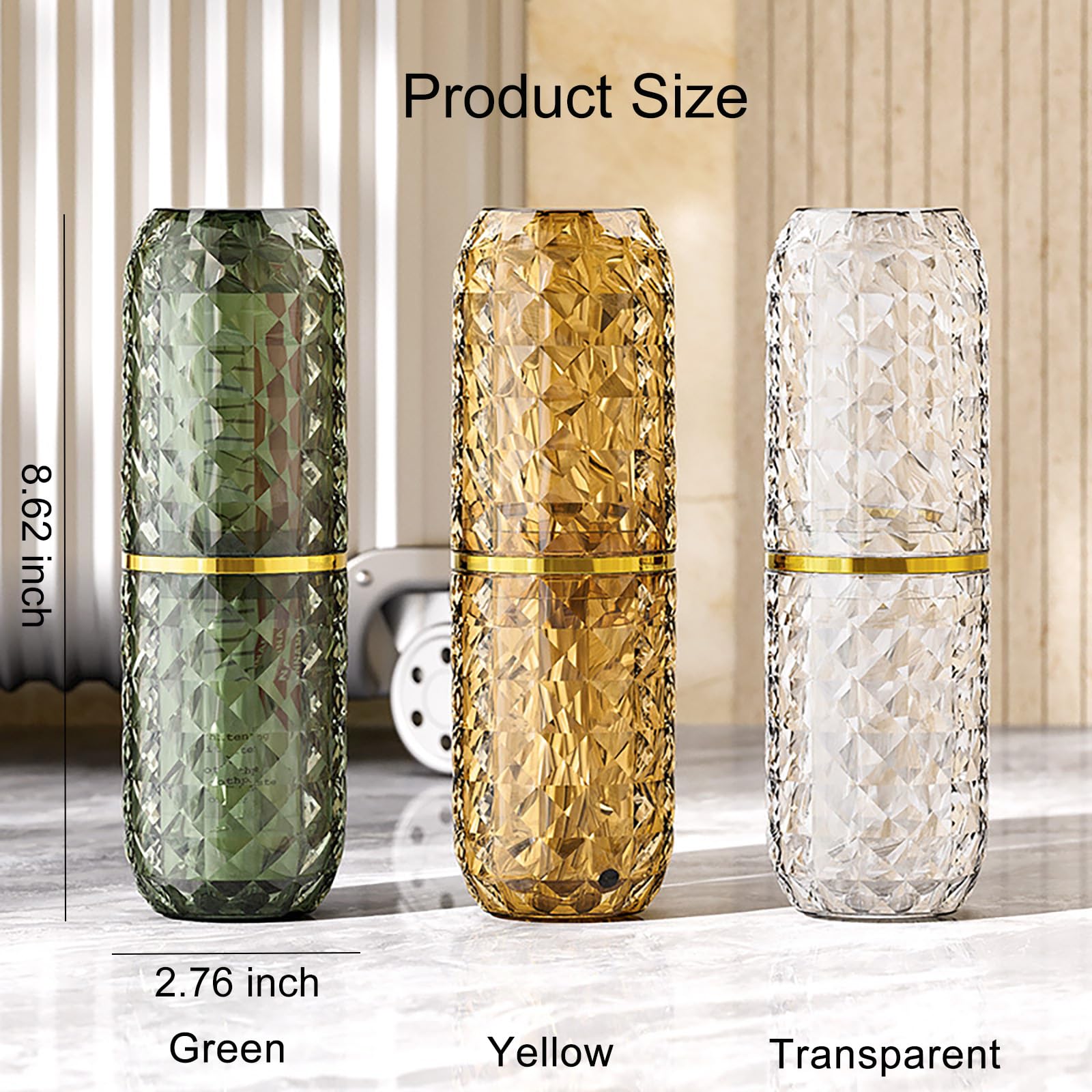 Portable toothbrush holder and rinse cup