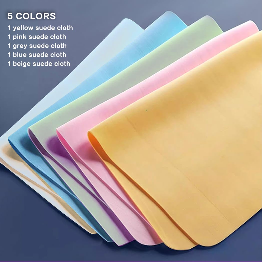 Portable travel cleaning cloths for on-the-go cleaning