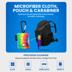 Portable water-resistant pouch with easy-open button