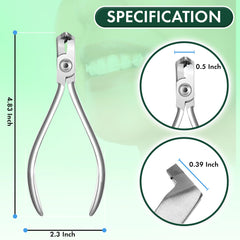 Orthodontic braces removal tool kit including Distal End Cutter