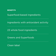 Spinach, kale, and apples among greens ingredients