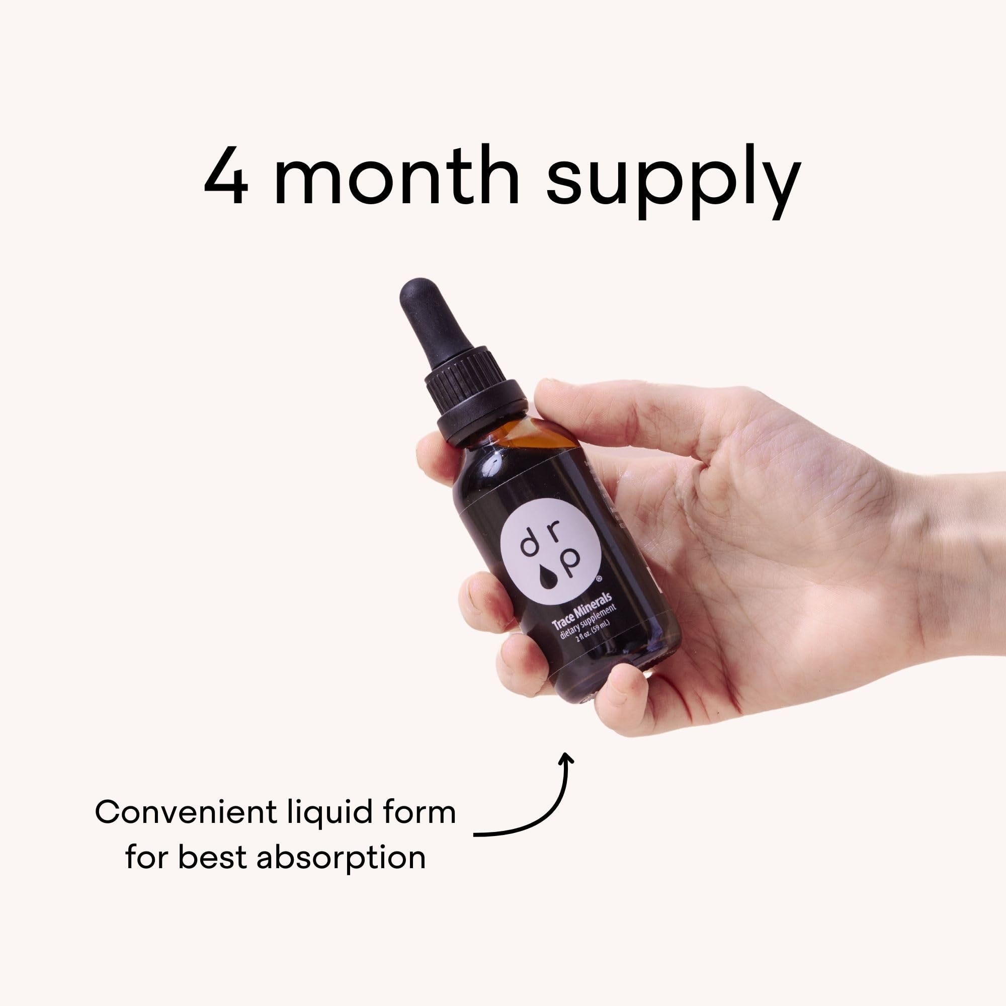 Pouring drops into a glass after workout