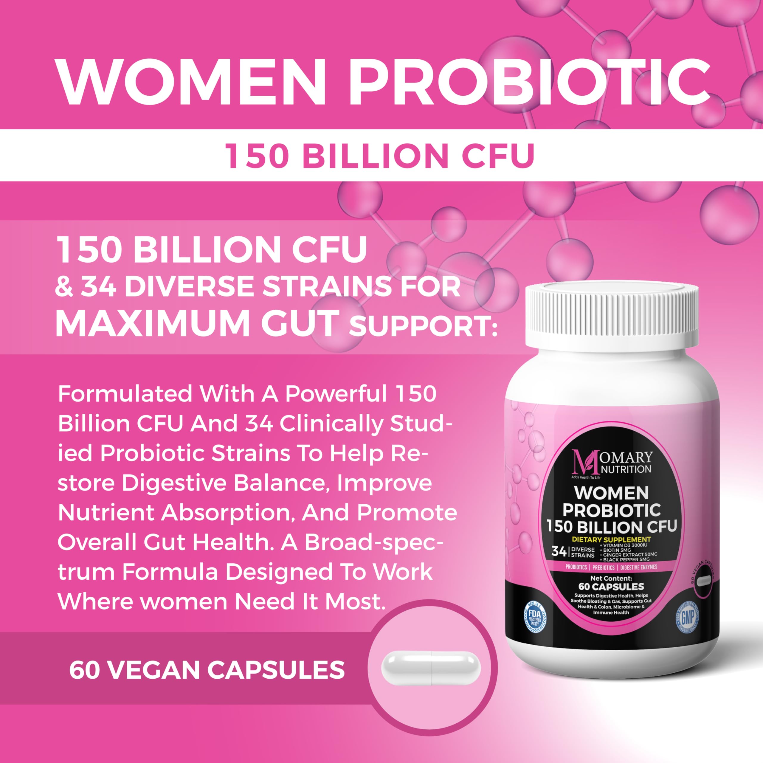 Postbiotics included to support gut and immune health