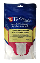Front of potassium bicarbonate 1 lb packaging