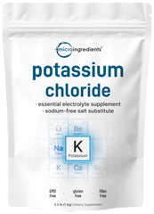 1 kg packaging of potassium chloride powder