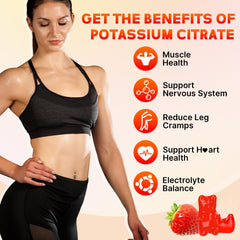 Strawberry flavored potassium citrate supplement – easy to absorb