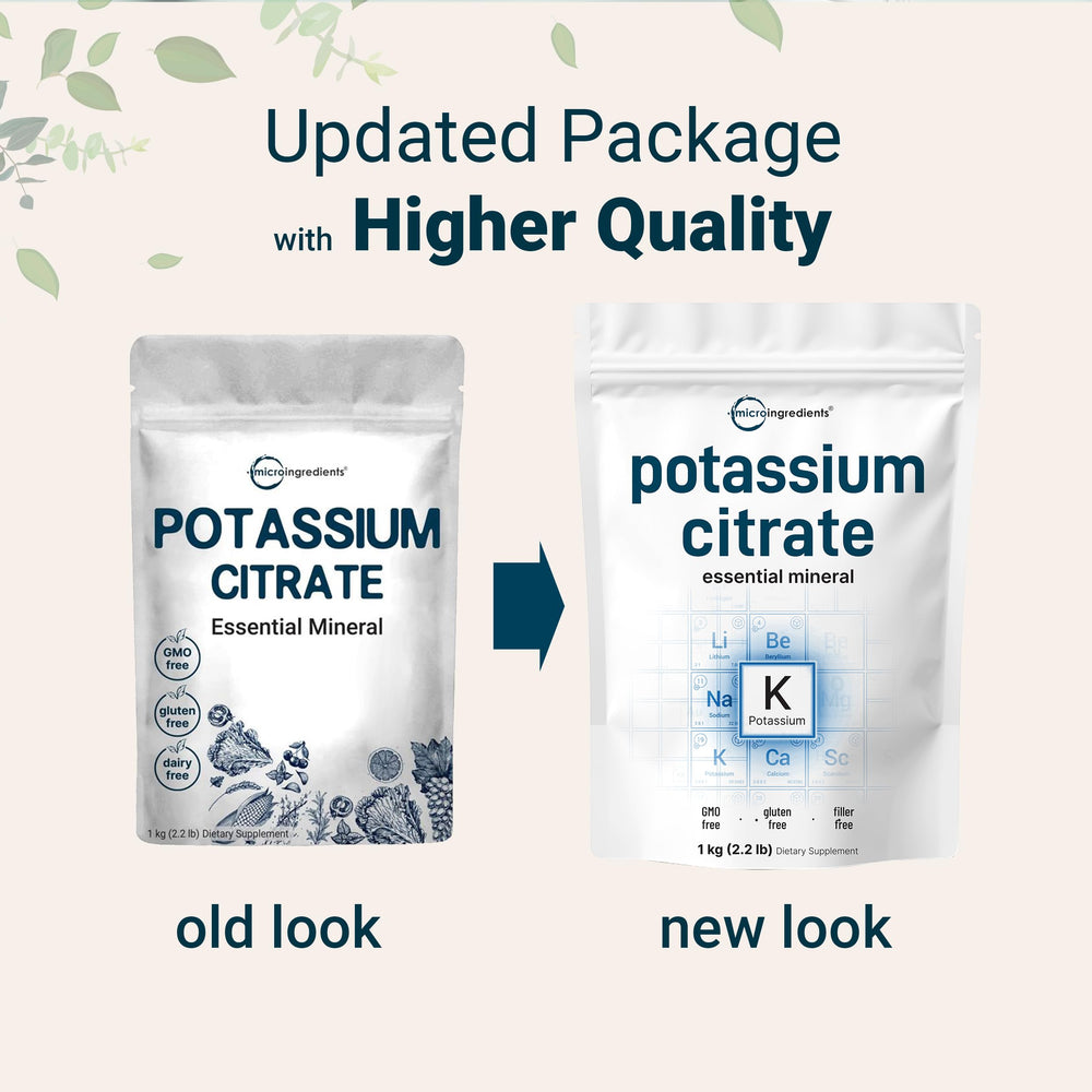 Potassium citrate powder being mixed into a shake