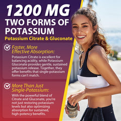 Supplement facts label for potassium gummies