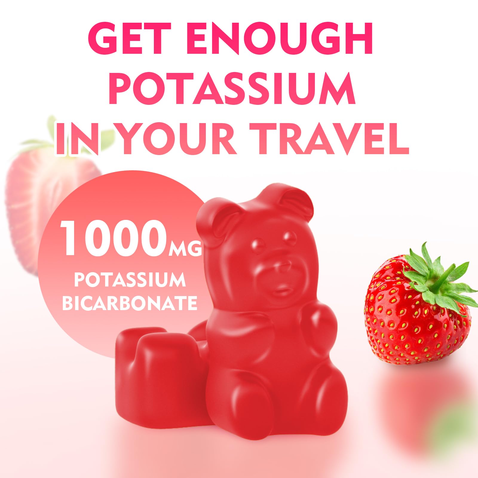 Family-friendly potassium gummy packaging