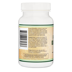 Potassium iodide 130 mg tablets capsules and bottle