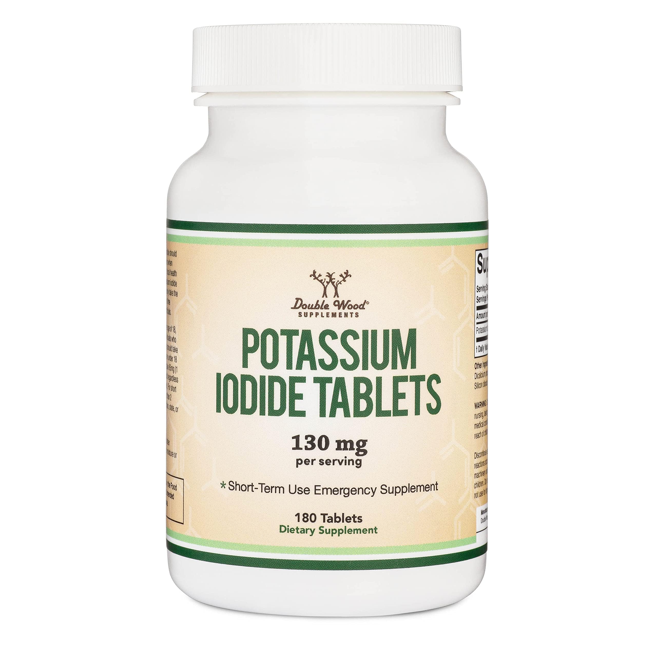 Certificate of Analysis for Potassium iodide 130 mg tablets