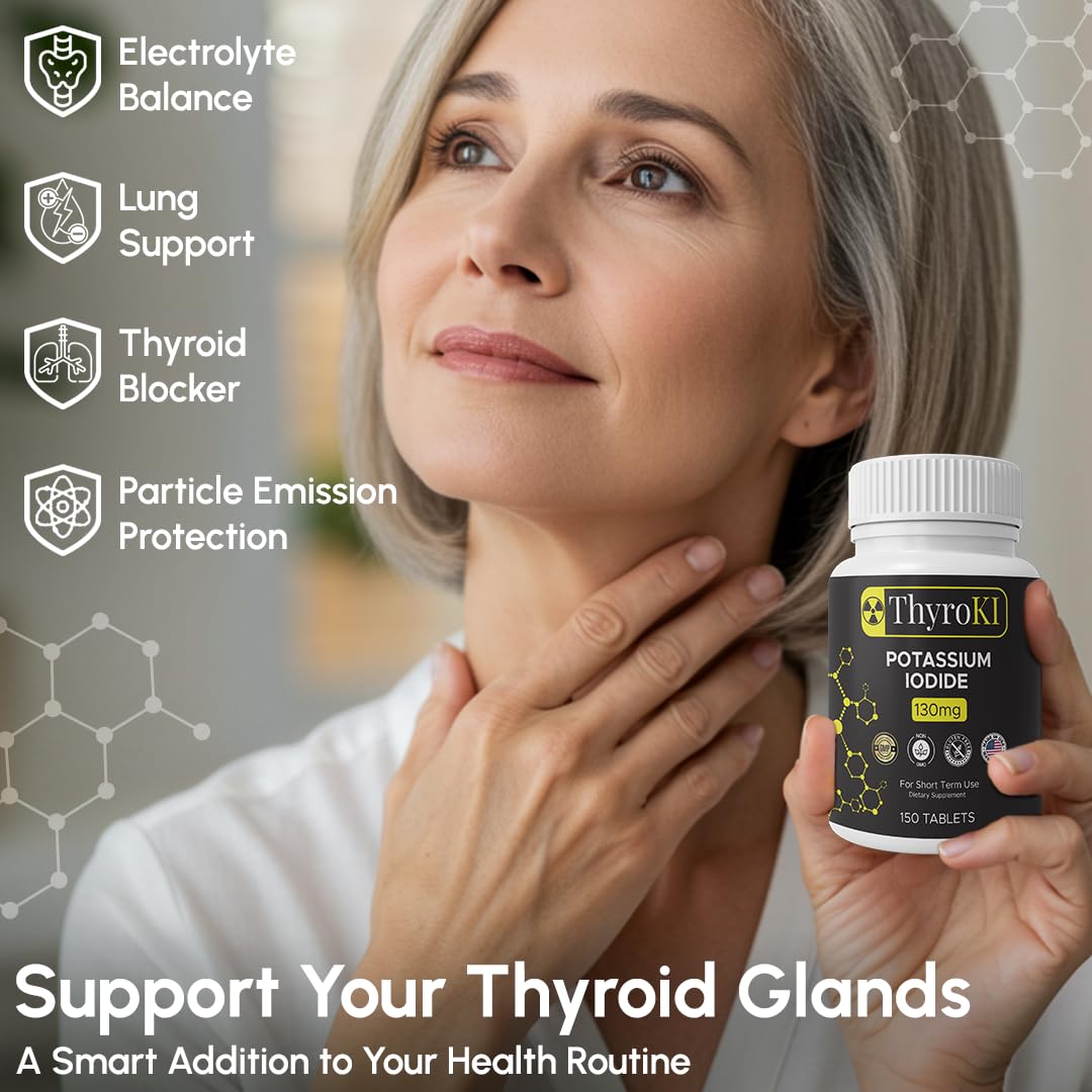 Potassium iodide 130 mg tablets packaging