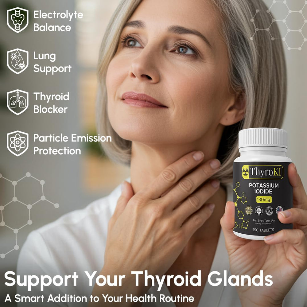 Potassium iodide 130 mg tablets packaging