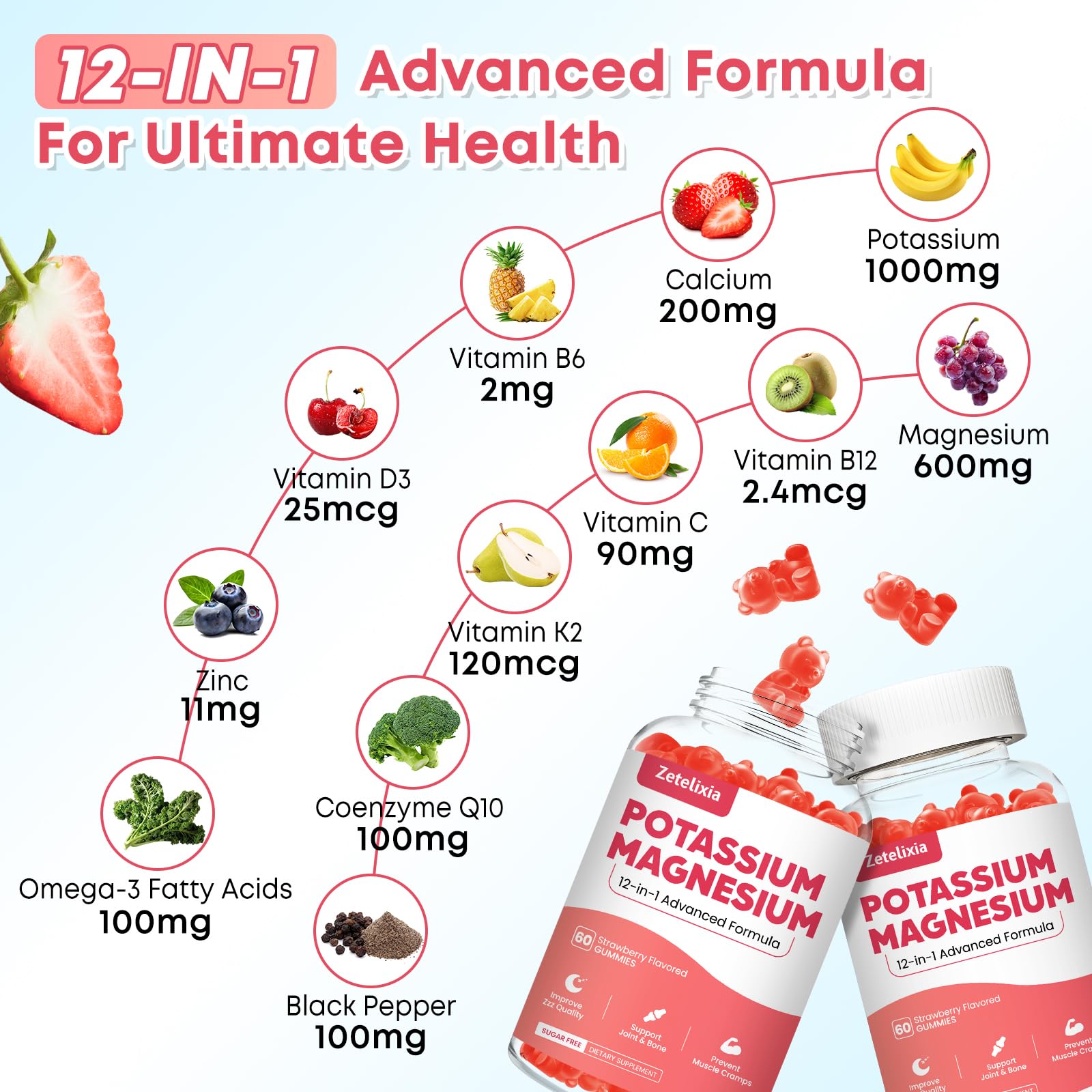 Packaging with nutrition facts and GMP seal