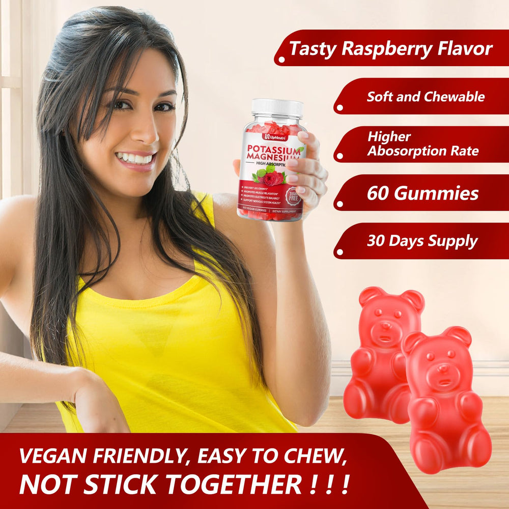 Nutrition facts panel for the gummies