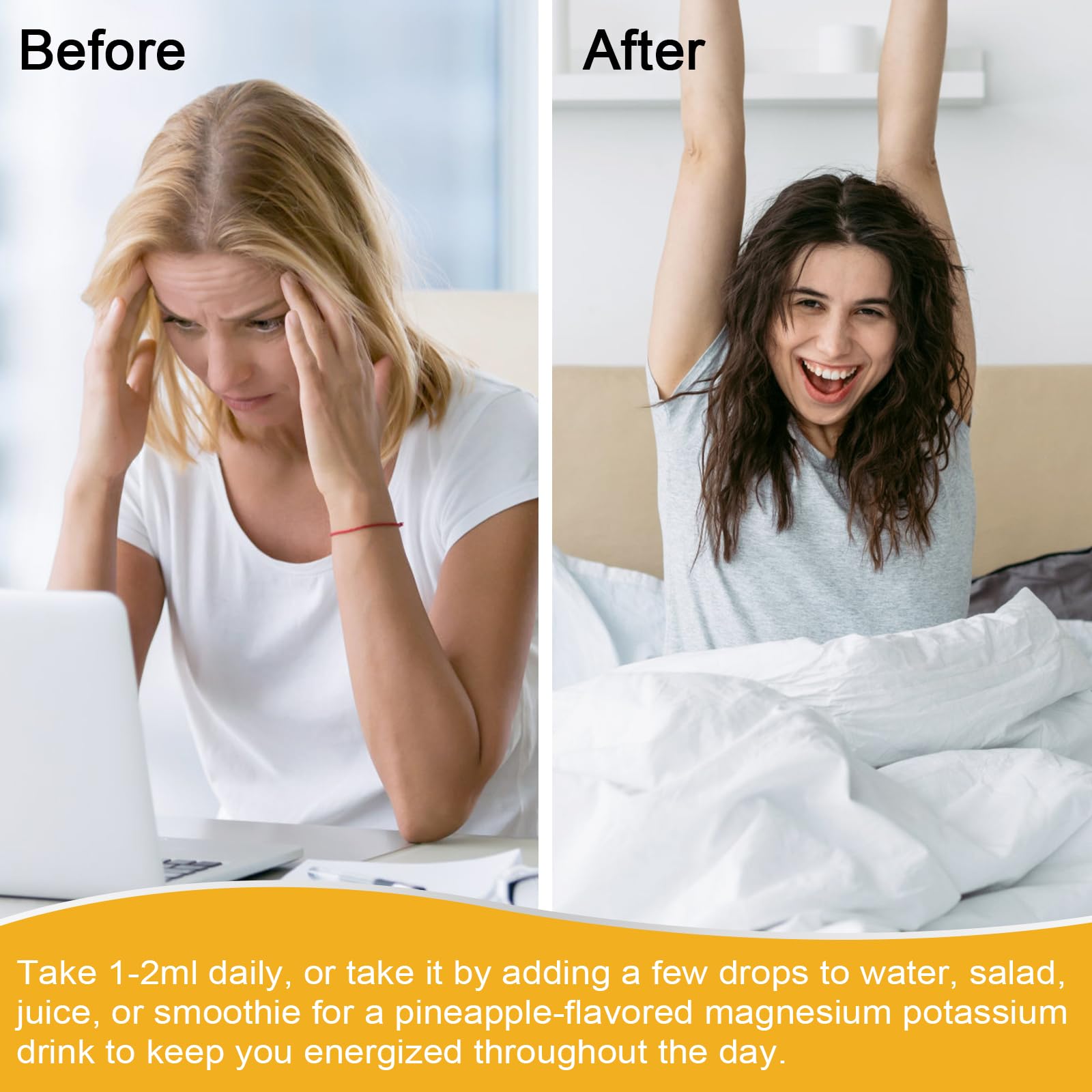 Ingredients and nutrition label of the drops