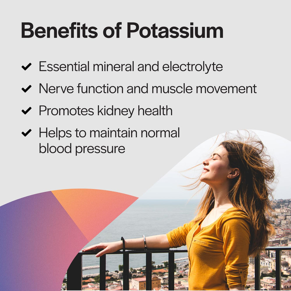 Potassium supplement supporting heart health and electrolyte balance